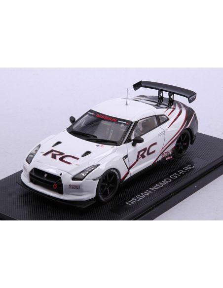 EBBRO EB44442 NISSAN NISMO GT-R RC RACING VERSION WHITE 1:43 Modellino