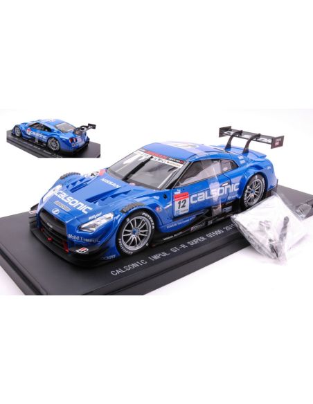EBBRO EB81023 CALSONIC IMPUL GT-R N.12 SUPER GT500 2015 Rd.1 OKAYAMA 1:18 Modellino
