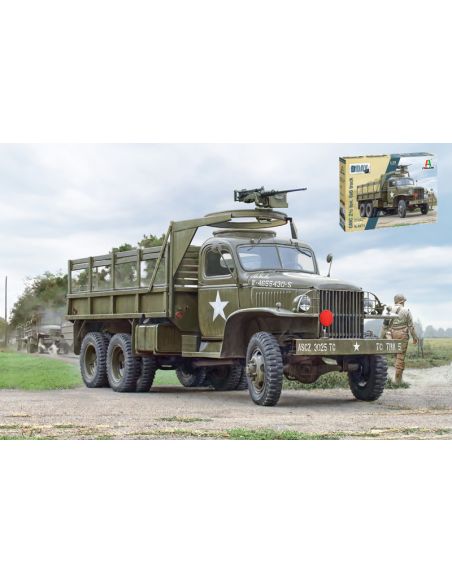 ITALERI IT6271 GMC 2,5 Ton. 6x6 TRUCK D-DAY 80th ANNIVERSARY KIT 1:35 Modellino