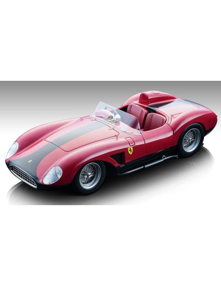TECNOMODEL TMD1851E FERRARI 500 TRC PRESS VERSION 1957 RED/BLACK 1:18 Modellino