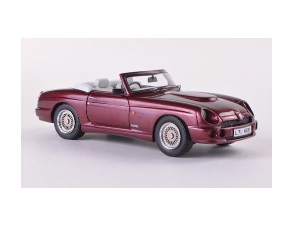Neo Scale Models NEO44271 MG RV8 SPIDER RHD 1993 PRUNE RED METALLIC 1:43 Modellino