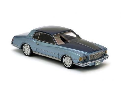 Neo Scale Models NEO44790 CHEVROLET MONTECARLO 1978 2 TONE BLUE MET.1:43 Modellino