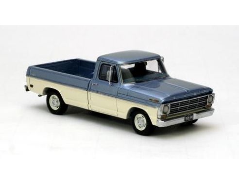 Neo Scale Models NEO44846 FORD F100 PICK UP 1968 WHITE/BLUE 1:43 Modellino