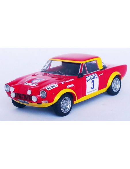 TROFEU TFDSN148 FIAT 124 ABARTH N.3 3rd 1000 LAKES RALLY 1974 ALEN-KIVIMAKI 1:43 Modellino