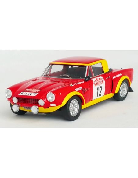 TROFEU TFDSN166 FIAT 124 ABARTH N.12 2nd SANREMO RALLY 1974 BISULLI-ROSSETTI 1:43 Modellino