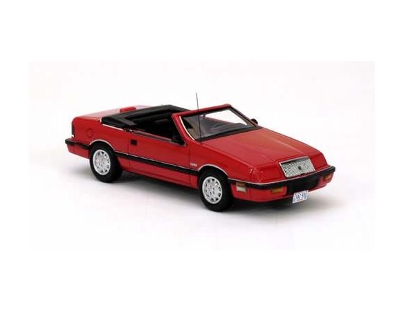 Neo Scale Models NEO44990 CHRYSLER LEBARON CONVERTIBLE 1990 RED 1:43 Modellino