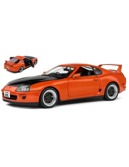 SOLIDO SL1807605 TOYOTA SUPRA MKIV (A80) COUPE STREETFIGHTER ORANGE 1993 1:18 Modellino