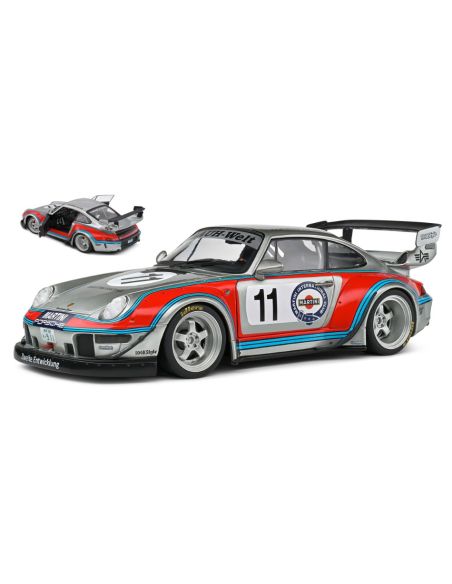 SOLIDO SL1808502 PORSCHE 911 993 RWB BODYKIT N.11 2020 COUPE MARTINI RACING LIVERY 1:18 Modellino