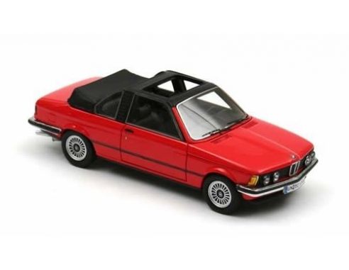 Neo 43288 BMW 323I E21 BAUR CABRIO RED 1/43 Modellino