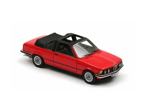 Neo 43288 BMW 323I E21 BAUR CABRIO RED 1/43 Modellino