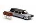 Neo 43897 LANDAU HEARE WAGON 1966 +COFFIN 1/43 Modellino