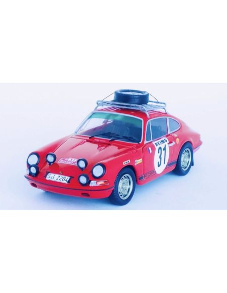 TROFEU TFDSN158 PORSCHE 911 S 2nd RALLY MONTE CARLO 1969 LARROUSSE-GELIN 1:43 Modellino