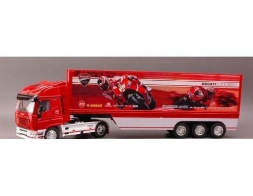New Ray NY10353 IVECO STRALIS DUCATI MOTO GP 2010 1:32 Modellino