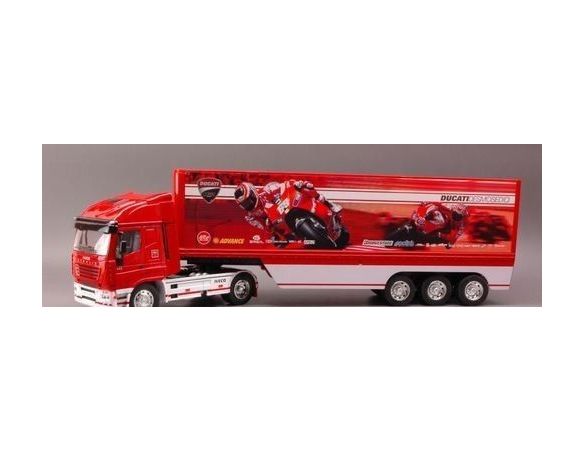 New Ray NY10353 IVECO STRALIS DUCATI MOTO GP 2010 1:32 Modellino