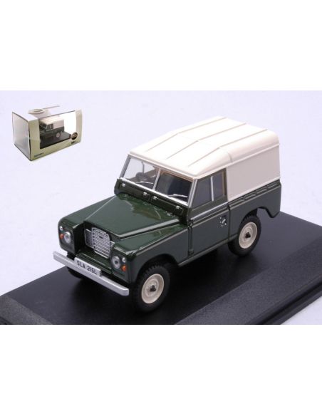 OXFORD OXF43LR3S005 LAND ROVER SERIES III SWB HARD TOP GREEN/CREAM 1:43 Modellino