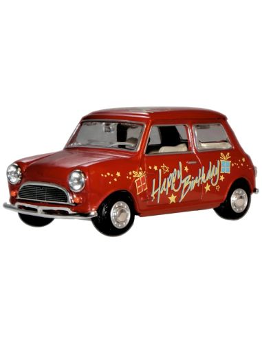 OXFORD OXFMIN017 MINI COOPER HAPPY BIRTHDAY 1:43 Modellino