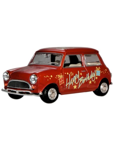 OXFORD OXFMIN017 MINI COOPER HAPPY BIRTHDAY 1:43 Modellino