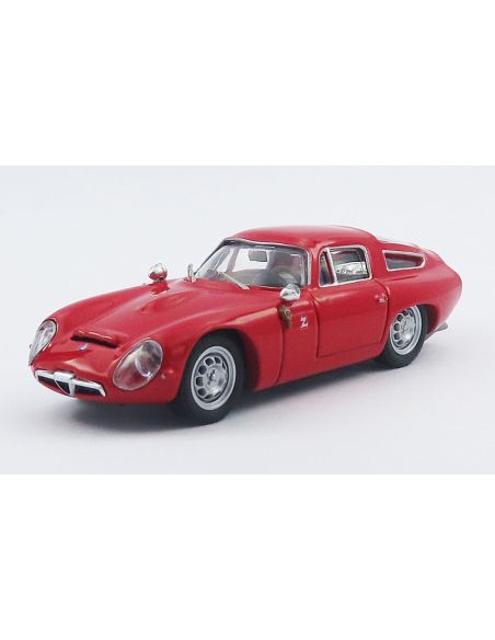 BEST MODEL BT9059-2 ALFA ROMEO TZ1 1963 PROVA RED 1:43 Modellino