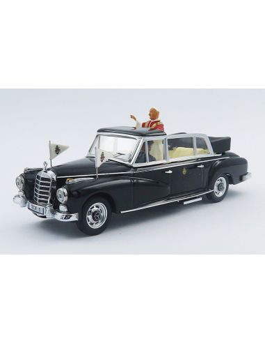 RIO RI4100-2P MERCEDES 300 D PAPA GIOVANNI XXIII W/FIGURE 1:43 Modellino