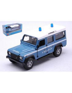 BBURAGO BU01526 LAND ROVER DEFENDER LWB POLIZIA 1:32...