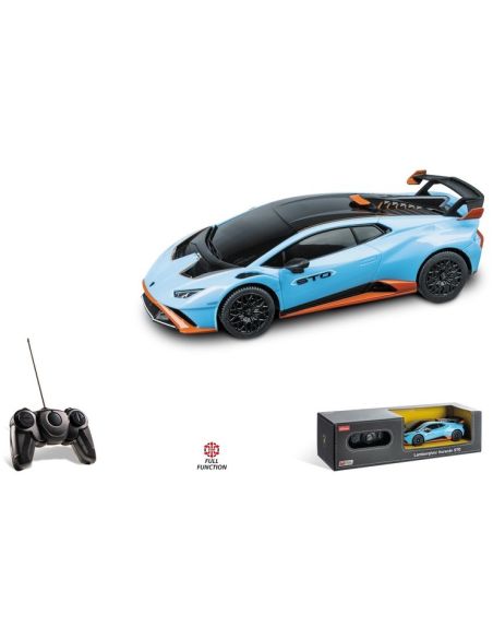 MONDO MOTORS MM63704 LAMBORGHINI HURACAN STO RADIOCOMANDO LIGHT BLUE 1:24 Modellino