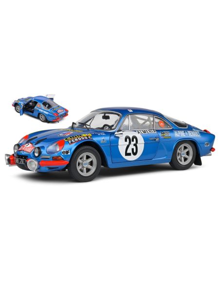 SOLIDO SL1804208 ALPINE A110 1600S N.23 RALLYE MONTE CARLO 1972 NICOLAS-VIAL 1:18 Modellino