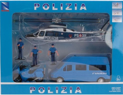 New Ray NY22045 POLIZIA PLAYSET Modellino
