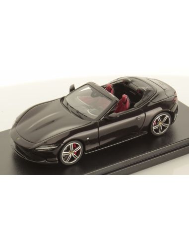 LOOKSMART LS549B FERRARI ROMA SPIDER NERO PUROSANGUE 1:43 Modellino