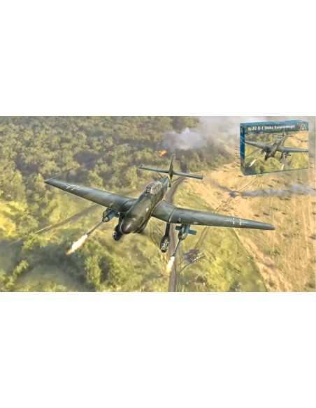 ITALERI IT2830 JUNKER JU-87 G-1 STUKA KANONENVOGEL KIT 1:48 Modellino