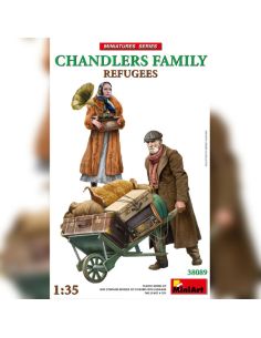 MINIART MIN38089 REFUGES CHANDLERS FAMILY KIT 1:35 Modellino