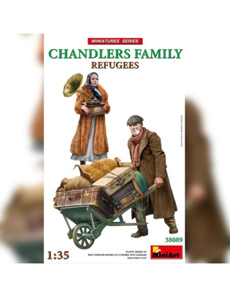 MINIART MIN38089 REFUGES CHANDLERS FAMILY KIT 1:35 Modellino