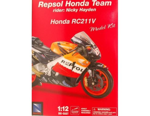 New Ray NY42305 HONDA N.HAYDEN 2005 KIT 1:12 Modellino