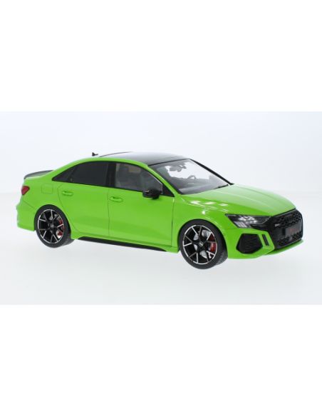 MODELCARGROUP MCG18449 AUDI RS3 LIMOUSINE 2022 LIGHT GREEN IXO FOR MCG 1:18 Modellino