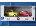 New Ray 50715 FIAT 500F 1/32+500 NUOVA 1/43 Modellino