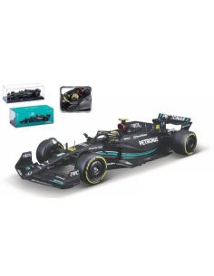 BBURAGO BU28028H MERCEDES F1 LEWIS HAMILTON 2023 W/HARD...