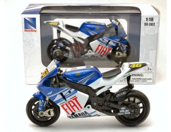 New Ray NY67317 YAMAHA V.ROSSI 2007 1:18 Modellino