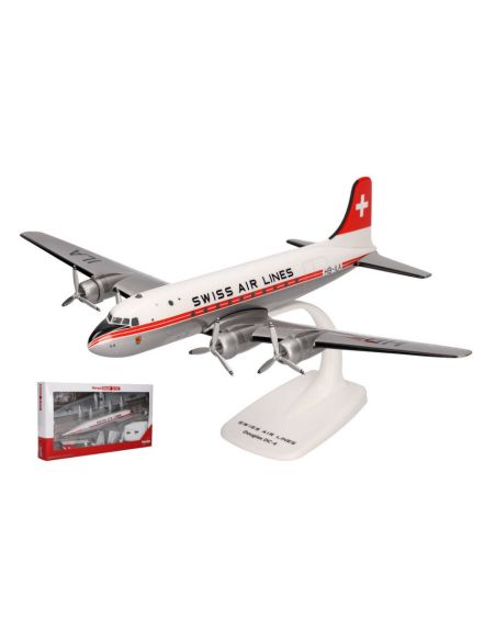 HERPA HP614030 DOUGLAS DC-4 SWISS AIR GENEVE 1:125 Modellino