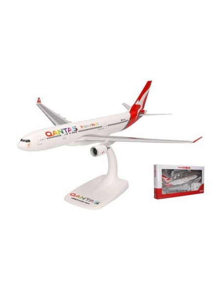 HERPA HP614061 AIRBUS A330-200 QANTAS PRIDE IS IN THE AIR 1:200 Modellino