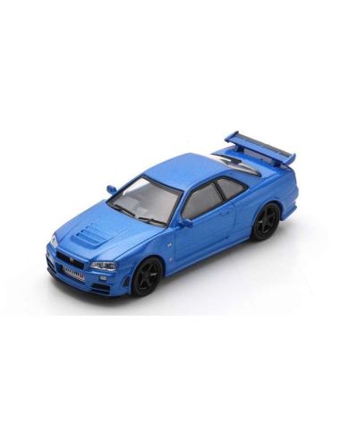 SCHUCO SH452033700 NISMO R34 GT-R Z-TUNE BLUE 1:64 Modellino