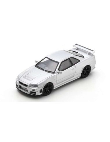 SCHUCO SH452033800 NISMO R34 GT-R Z-TUNE SILVER 1:64 Modellino