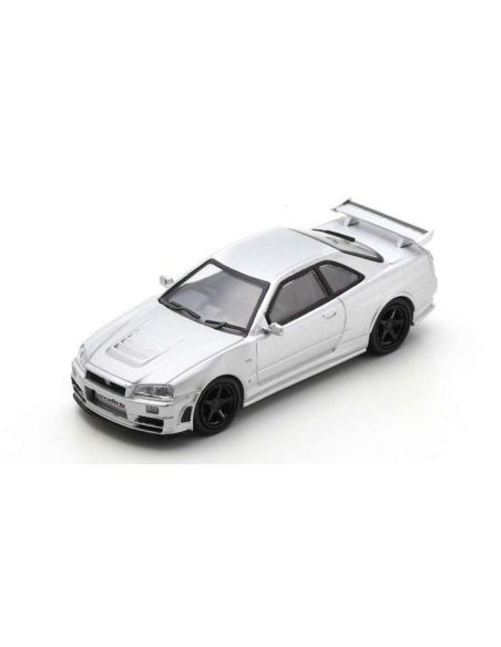 SCHUCO SH452033800 NISMO R34 GT-R Z-TUNE SILVER 1:64 Modellino