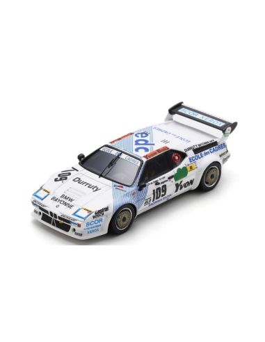 SPARK MODEL S6409 BMW M1 N.109 14th 24 H LE MANS 1984 THOISY-DAGOREAU-YVON 1:43 Modellino
