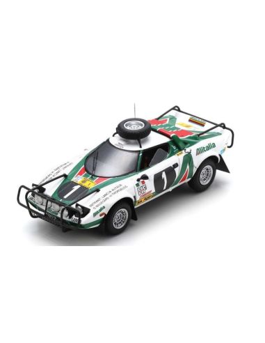 SPARK MODEL S9085 LANCIA STRATOS HF N.1 SAFARI RALLY 1976 WALDEGAARD-THORSZELIUS 1:43 Modellino