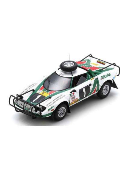 SPARK MODEL S9085 LANCIA STRATOS HF N.1 SAFARI RALLY 1976 WALDEGAARD-THORSZELIUS 1:43 Modellino