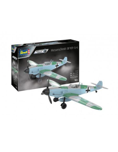 REVELL RV03653 MESSERSCHMITT BF109G-6 (EASY CLICK SYSTEM) KIT 1:48 Modellino