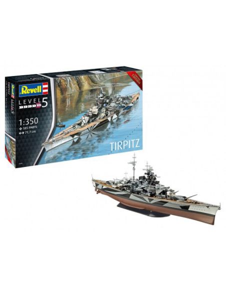 REVELL RV05096 BATTLESHIP TIRPITZ KIT 1:350 Modellino