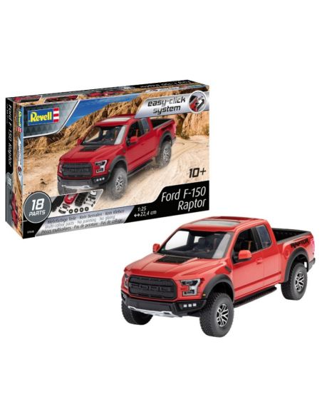 REVELL RV07048 FORD F-150 RAPTOR (EASY CLICK SYSTEM) KIT 1:25 Modellino