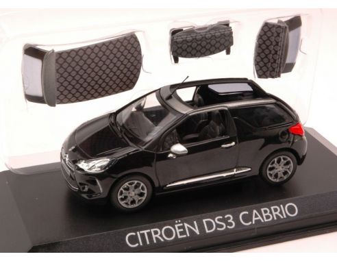 Norev NV155287 CITROEN DS3 CABRIO 2013 BLACK 1:43 Auto Stradali
