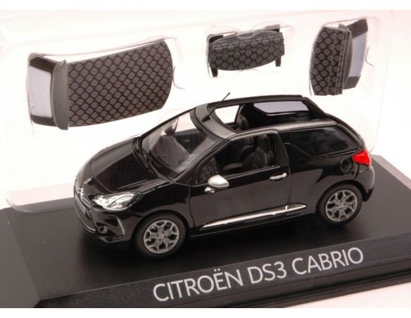 Norev NV155287 CITROEN DS3 CABRIO 2013 BLACK 1:43 Auto Stradali