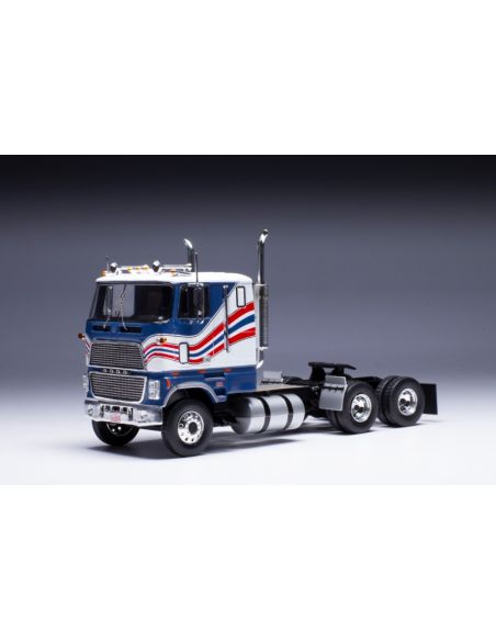IXO MODEL TR177 FORD CL 9000 1976 BLUE/WHITE 1:43 Modellino
